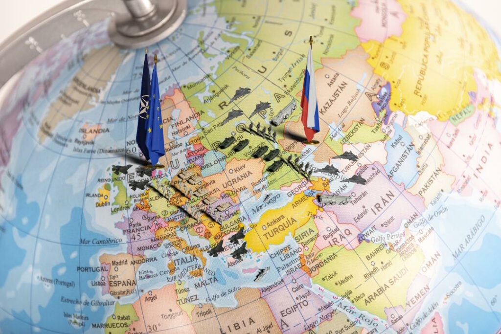 Une cartographie du continent européen.